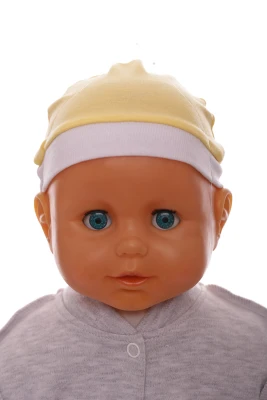 Шапка інтерлок Babykroha жовта