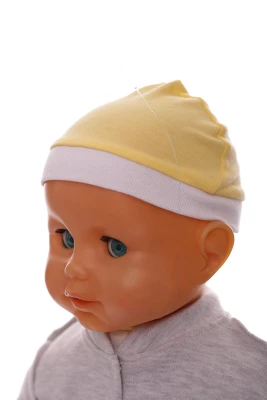 Шапка інтерлок Babykroha жовта