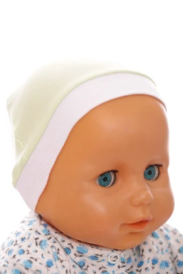Шапка интерлок Babykroha классика салатовый