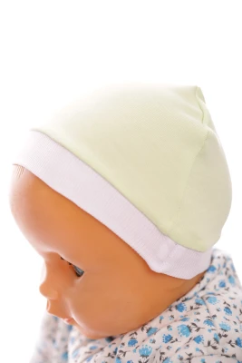 Шапка интерлок Babykroha классика салатовый