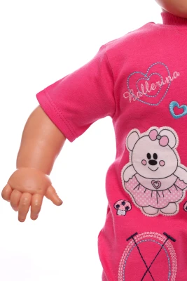 Пісочник для дівчинки трикотажний Bear's рожевий
