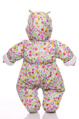 Чоловічок на флісі Babykroha в кольоровий шар блакитний
