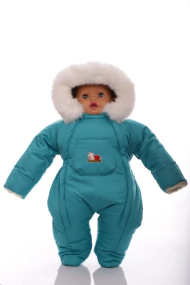 Комбинезон на меху Babykroha морская волна