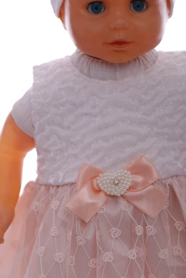 Комплект на выписку для девочки  Жемчуг персиковый PonPon Baby