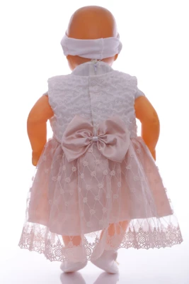 Комплект на выписку для девочки  Жемчуг персиковый PonPon Baby