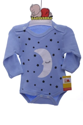 Боди с длинным рукавом для мальчика Night голубое Murat Baby