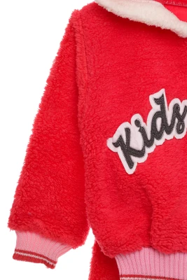 Костюм  с длинным рукавом для девочки травка kid's коралловый