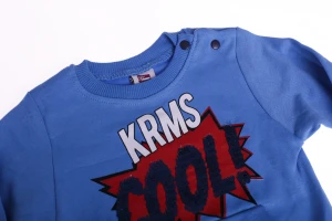 Костюм з довгим рукавом для хлопчика трикотажний Cool синій
