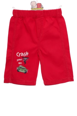Майка с шортами для мальчика трикотажные Crash красный