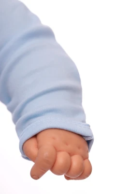 Распашонка для мальчика трикотажная mini papi голубая