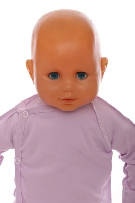 Распашонка с царапками для девочки интерлок Babykroha фиолетовая