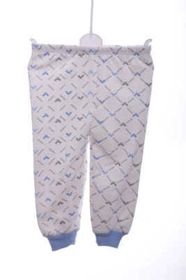 Піжама з довгим рукавом для хлопчика трикотажна Super Wear блакитна