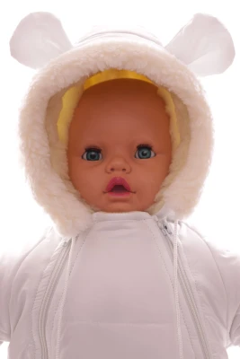 Конверт на хутрі Babykroha білий