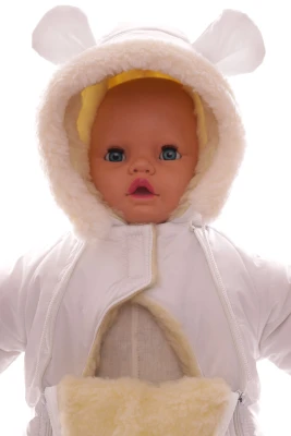Конверт на меху Babykroha белый