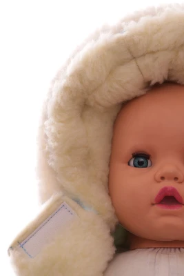Конверт на хутро для хлопчика Babykroha блакитний