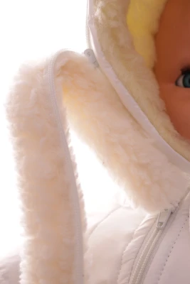 Конверт на хутрі Babykroha білий