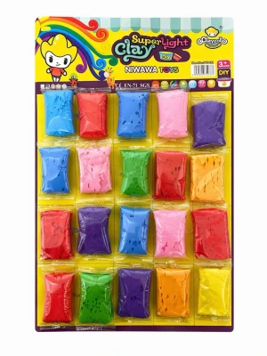 Повітряний пластилін Claydoll 20 штук по 11 грам
