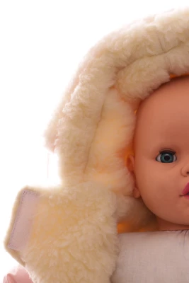 Конверт на меху для девочки Babykroha персиковый