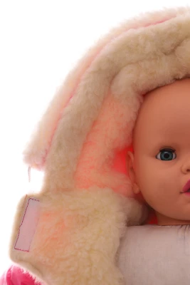 Конверт на меху для девочки Babykroha ярко розовый