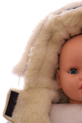 Конверт на меху для мальчика Babykroha синий