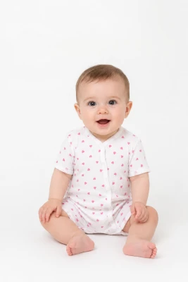 Пісочник мусліновий Babykroha у рожеве серце.