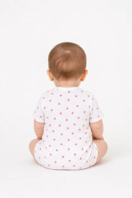 Пісочник мусліновий Babykroha у рожеве серце.