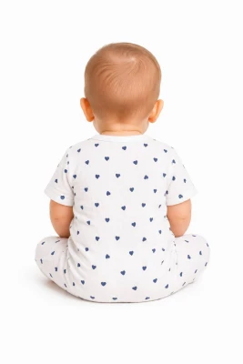 Пісочник мусліновий Babykroha в синє серце