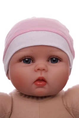 Шапка для девочки интерлок Babykroha классика розовая
