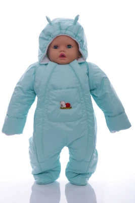 Человечек на флисе Babykroha нежно-салатовый