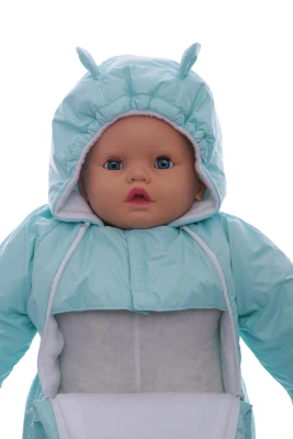 Человечек на флисе Babykroha нежно-салатовый