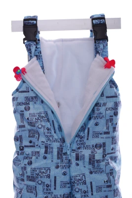 Комбинезон для мальчика на холлофайбере Babykroha Denim Малыш голубой