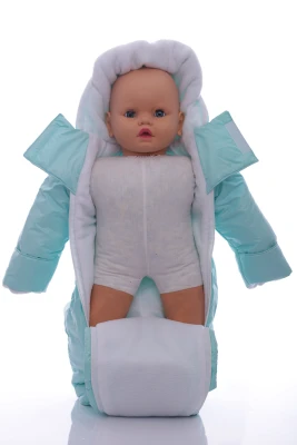 Человечек на флисе Babykroha нежно-салатовый
