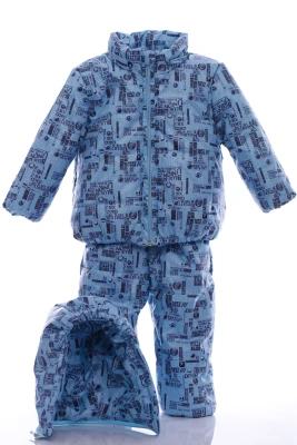 Комбинезон для мальчика на холлофайбере Babykroha Denim Малыш голубой