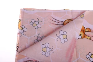 Пеленка ситец с Мишками 110*85 см Monobrend