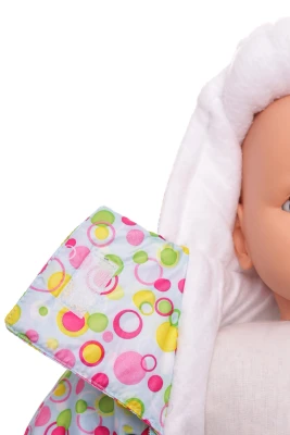 Человечек на флисе Babykroha в цветной шар голубой