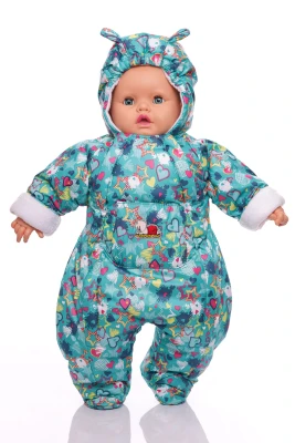 Человечек на флисе для мальчика Babykroha в звездочку зеленый