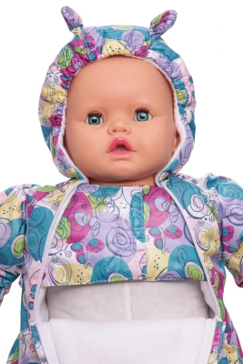 Человечек на флисе Babykroha Галактика зеленый