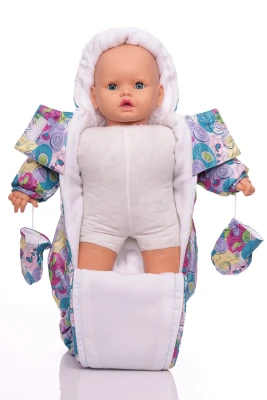 Человечек на флисе Babykroha Галактика зеленый