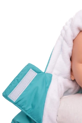 Человечек на флисе для мальчика Babykroha морская волна