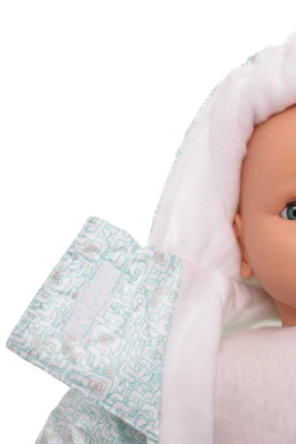 Человечек на флисе Babykroha в лабиринт мятный