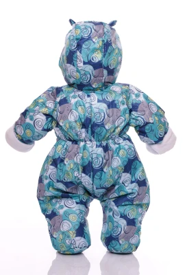 Человечек на флисе для мальчика Babykroha Галактика синий