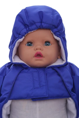 Человечек на флисе для мальчика Babykroha синий