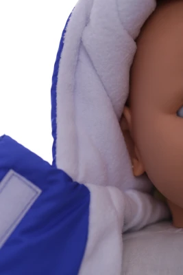 Человечек на флисе для мальчика Babykroha синий