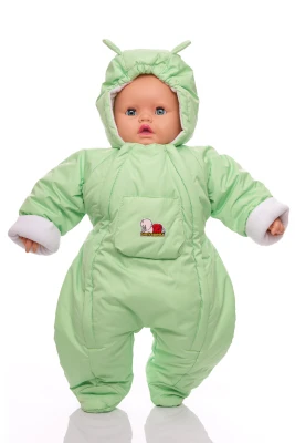 Человечек на флисе Babykroha салатовый
