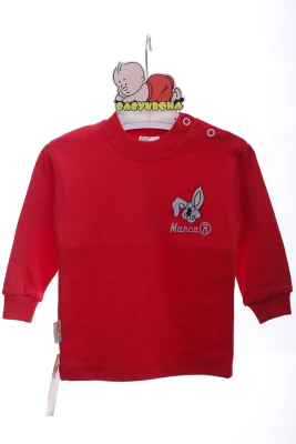 Водолазка Заєць бавовна Mancar kids червона