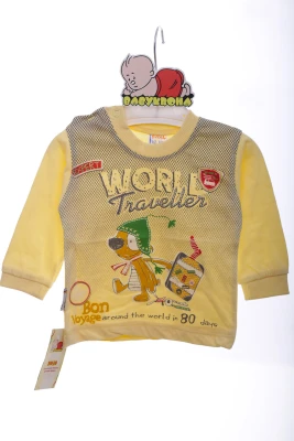 Водолазка з Собачкою бавовна Mancar kids жовта