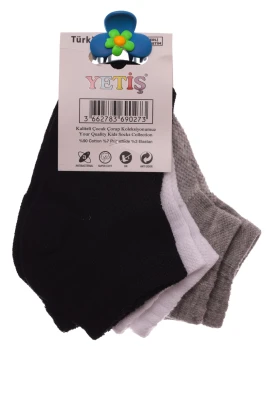 Шкарпетки в комплекті 3шт бавовняні YETIS для хлопчика