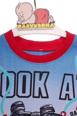 Футболка з бриджами для хлопчика трикотажні Look синій